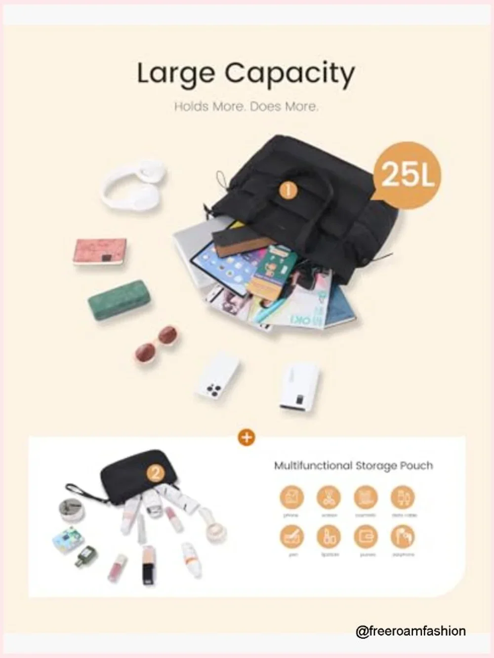 Puffer Tote Bag with Tumbler Holder, Laptop Handbag for Work Travel